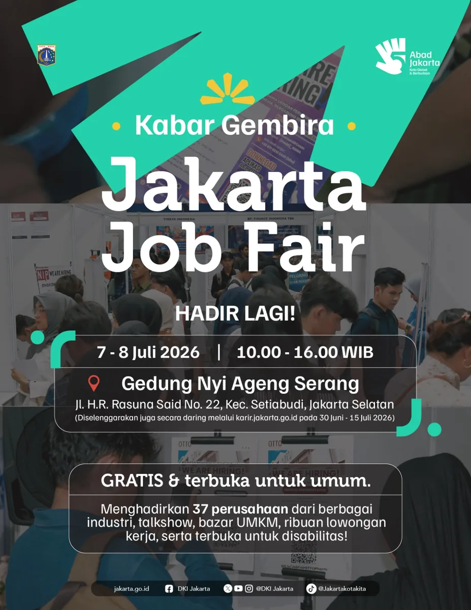 Job Fair Kabupaten Labuhanbatu Utara 2026 (Suku Dinas TKTE Wilayah Kabupaten Labuhanbatu Utara Barat) : 7-8 Juli 2026